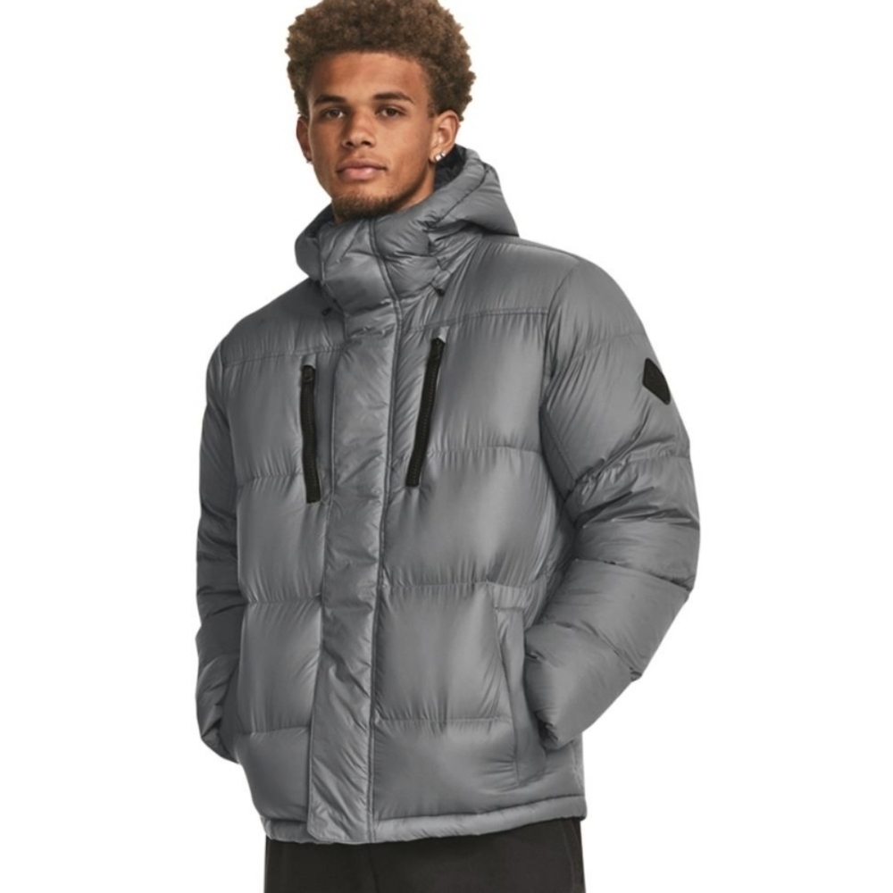 Under Armour Storm ColdGear Infrared Down Jacket Gravel NWT